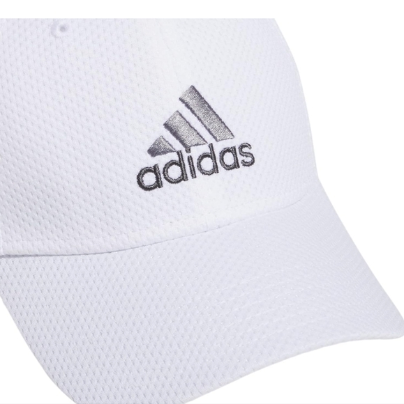 NWT adidas Men's Zags 2.0 Structured Mid Crown A-Flex Stretch Fit Hat White - Picture 3 of 10